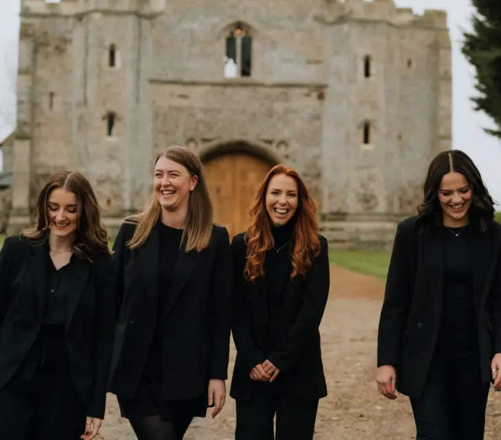 Women Smiling | Branches Park Wedding